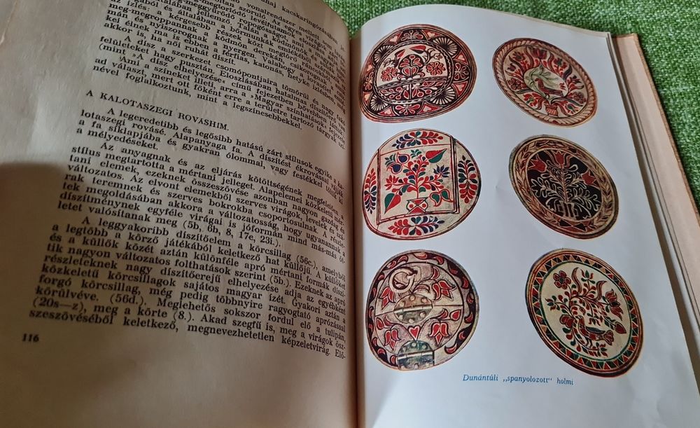 Carte veche de cusaturi broderii unguresti MAGYARSAG  DISZITO  OSZTONE