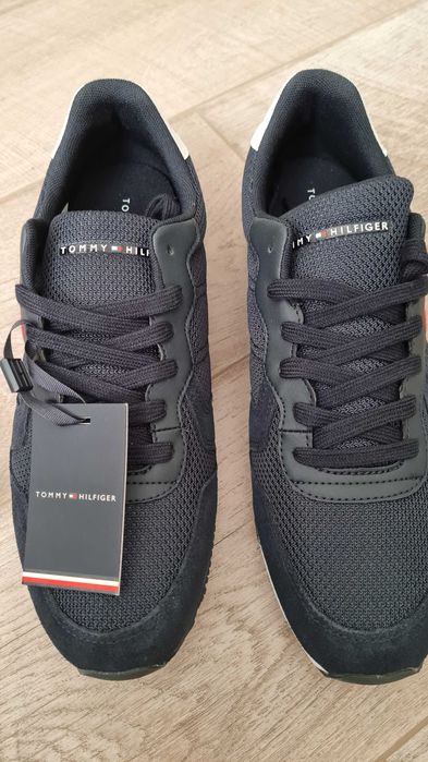 кроссовки кожаные Tommy Hilfiger