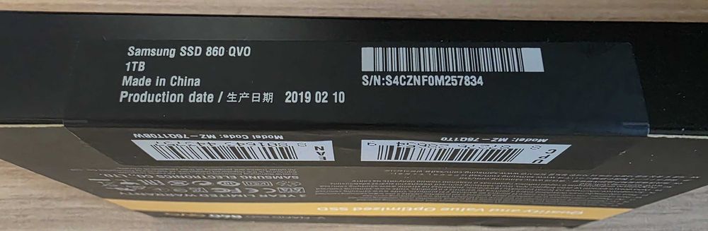 SSD 1TB Samsung 860 QVO, SATA III, 2.5" - MZ-76Q1T0BW