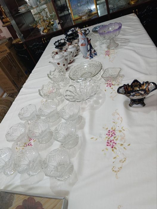 Chinni idishlar хрустальный посуды