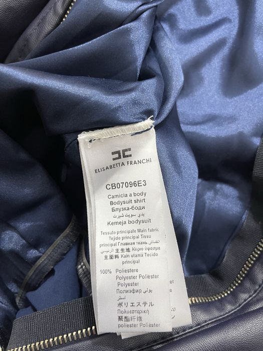 Elisabetta Franchi кожено боди размер M