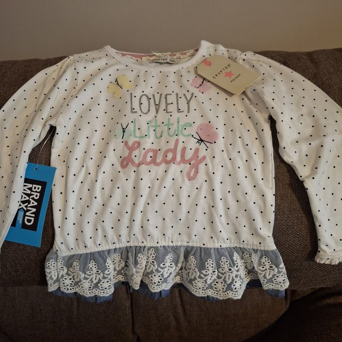 Детски блузка с етикет