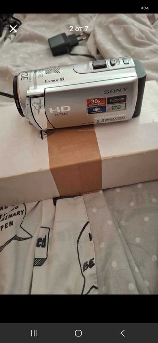 Camera sony hdr cx200 с fish eye lens