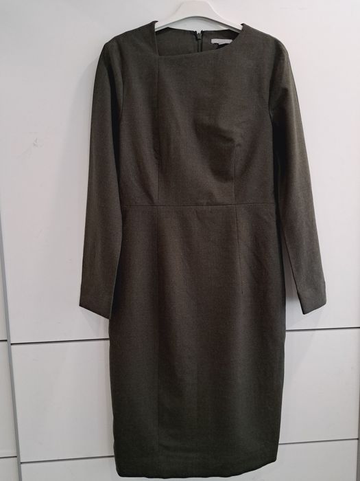 COS рокля вълна с асиметрично деколте р-р С