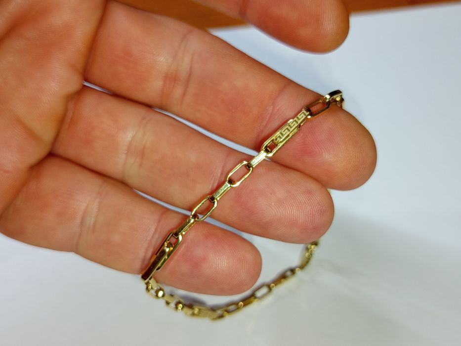 Brățară bărbați Versace,aur 14 k, greutate 3,77 gr