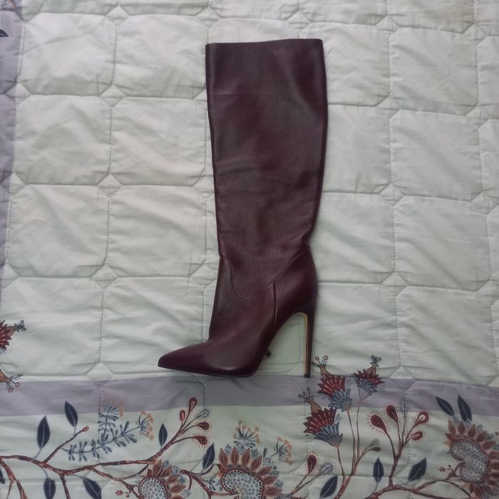 Сапоги бордовые 39.р