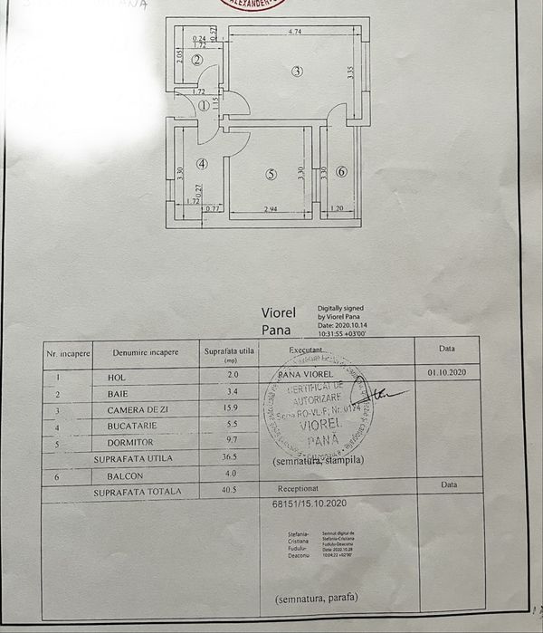 Apartament 2 camere de vânzare