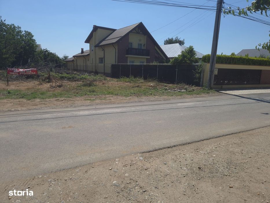 Teren intravilan de vânzare, utilități disponibile