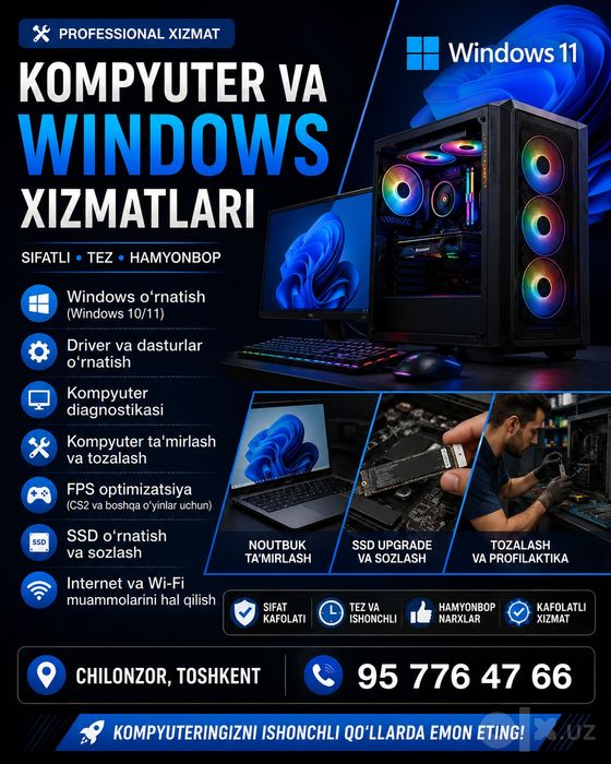 Kompyuter va Windows xizmatlari