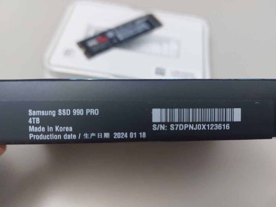 Samsung 990 PRO 4TB NVMe PCIe Gen 4.0 x4, M.2. (2280)
