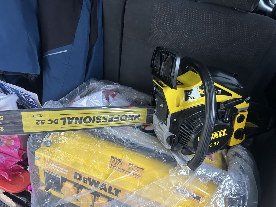 Новый генератор + бензопила