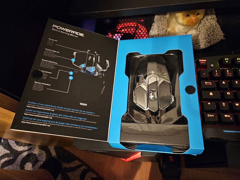 Tastatura mecanica Rgb și mouse set