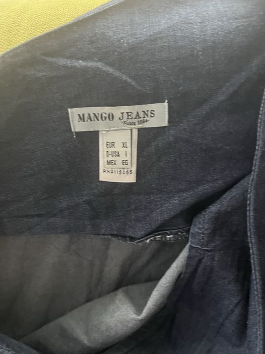 Rochie jeans vara Mango