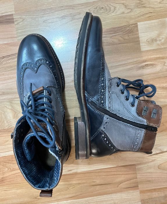 Мъжки кожени боти Bugatti/Бугати