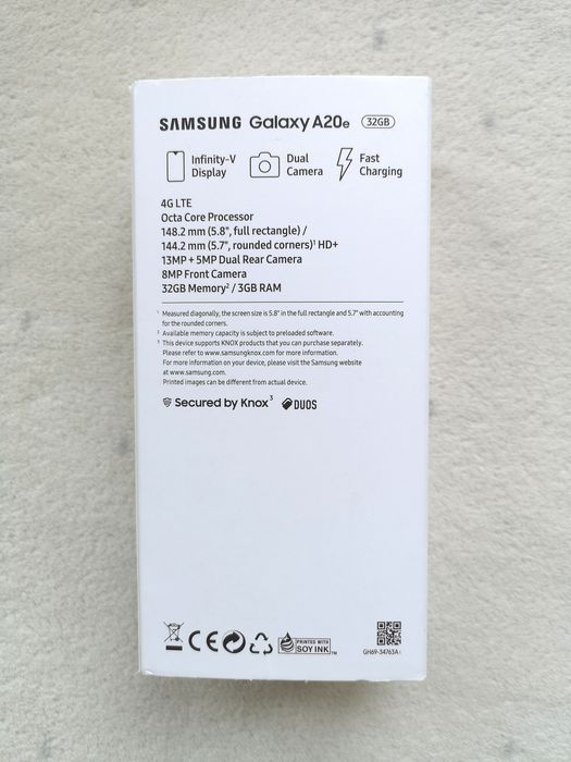 Cutie Samsung A20e + casti