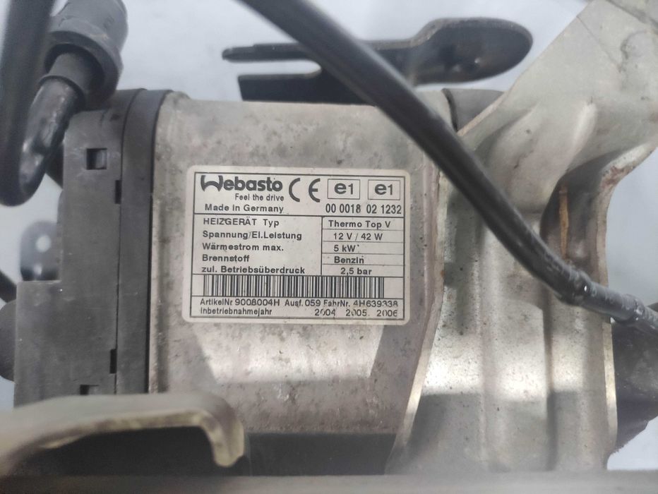 Webasto volkswagen vw golf 5 benzina 1.6 FSI cod 1k08155007s