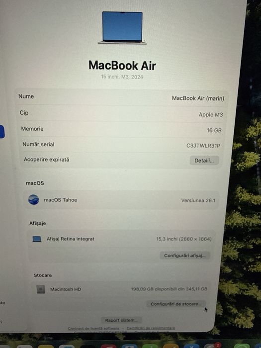 Macbook 15’ M3 2024