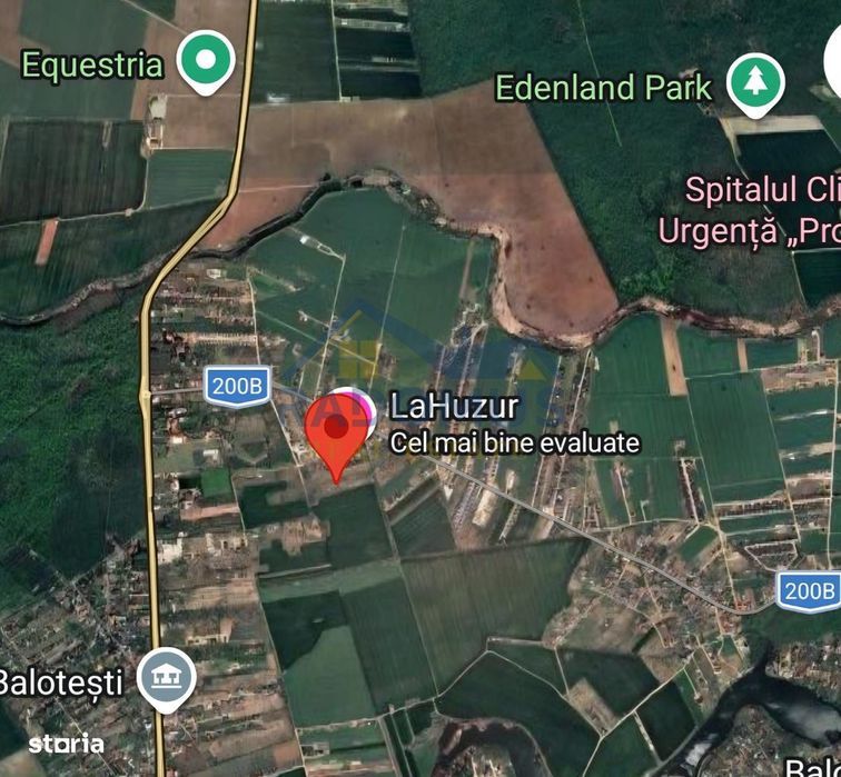 Teren intravilan–Balotești | 2.176 mp | Utilitati Disponibile I 64€/MP