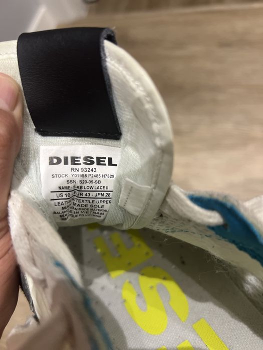 Diesel маратонки обувани 2 пъти без забележки купени за 230лв