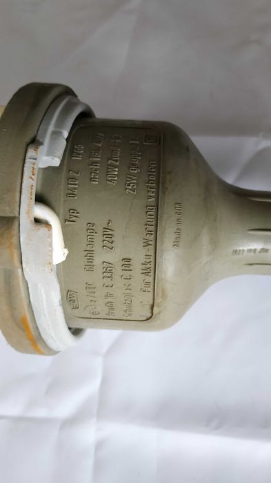 Подвижна лампа (влагозащитена и взривозащитена) - Made in GDR