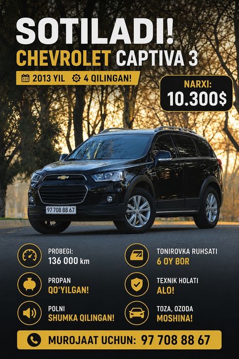Chevrolet Captiva 4 (3/4) sotiladi