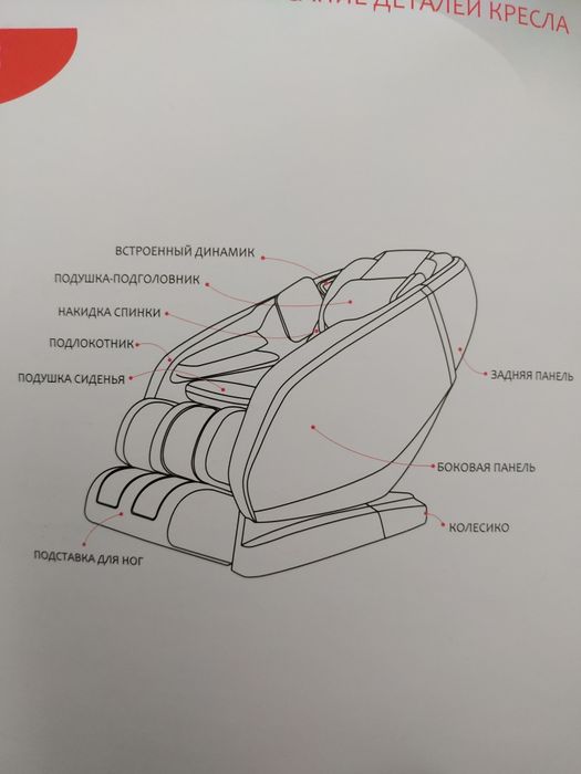 Кресло массажное YAMAGUCHI ECLIPSE. Б/у в отличном состоянии