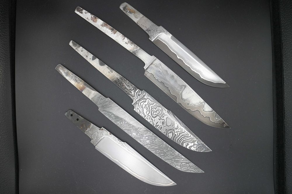 Ръчно изработени ножове и остриета от дамаска стомана и ламинати