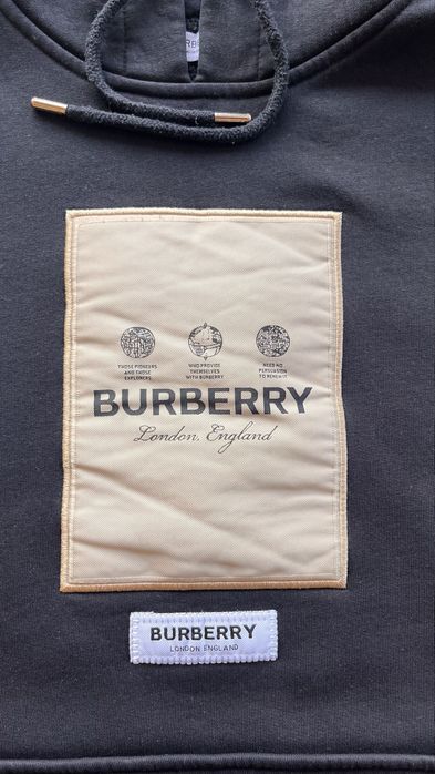 Черно Худи Burberry
