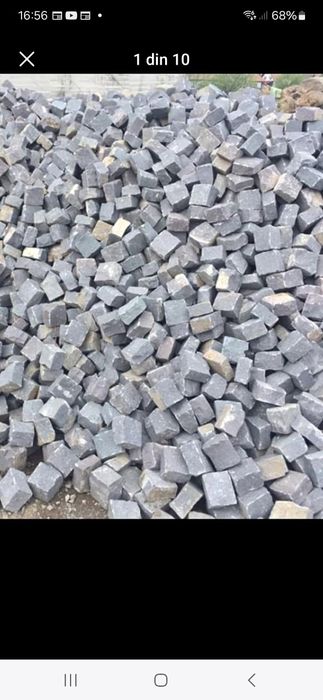 Vând piatra cubica și montez Vând piatra de munte și montez ecsperient