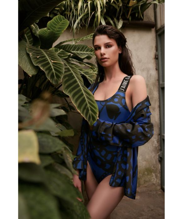 KUSEVA CKFS цял бански костюм с принт