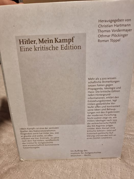 Mein Kampf editia critica in limba germana