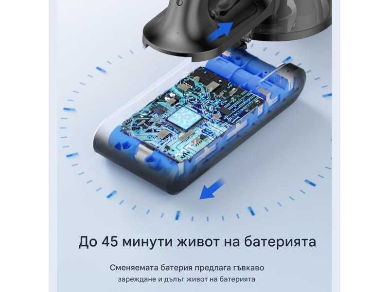 Вертикална Безкабелна Прахосмукачка Proscenic P13, 45 kPa