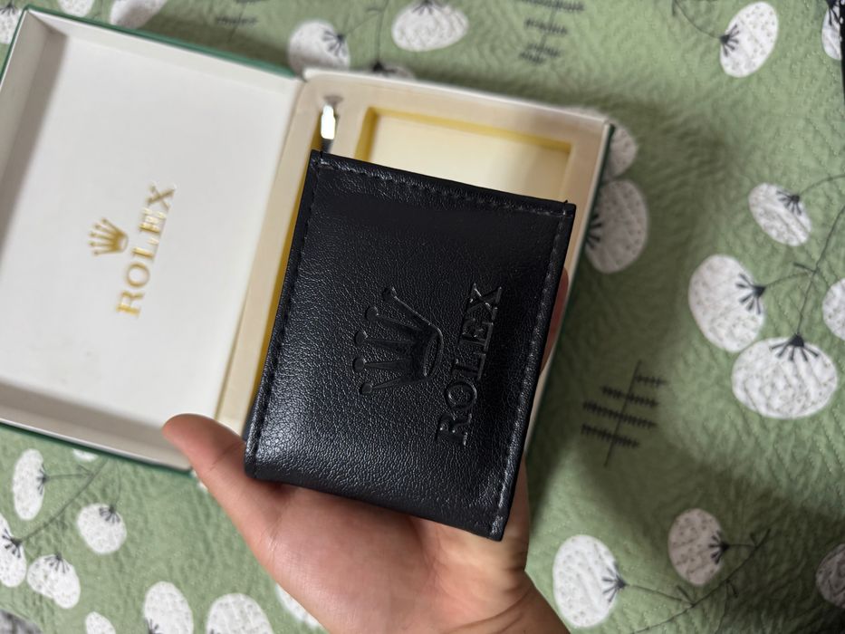 Набор Rolex: часы + браслет + визитница + запонки