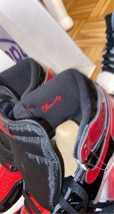 Jordan 1 high patent bred