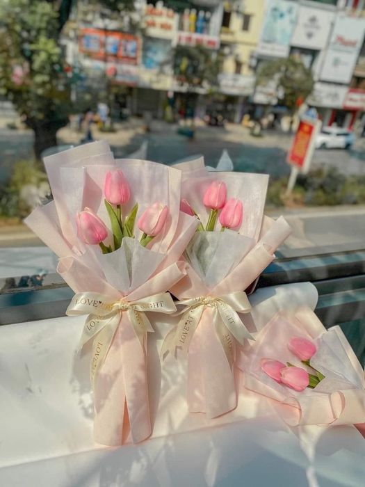 Корпоративные букеты, тюльпаны