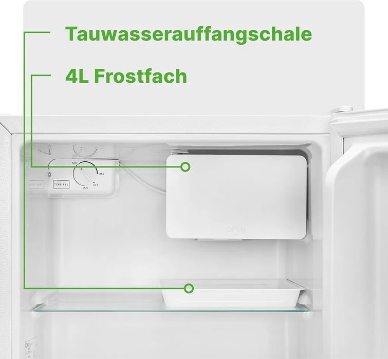 Нов мини бар/мини/малък хладилник с камера Bomann 45 литра