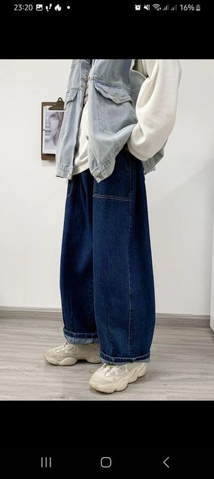 Унисекс джинсы, мешковатые