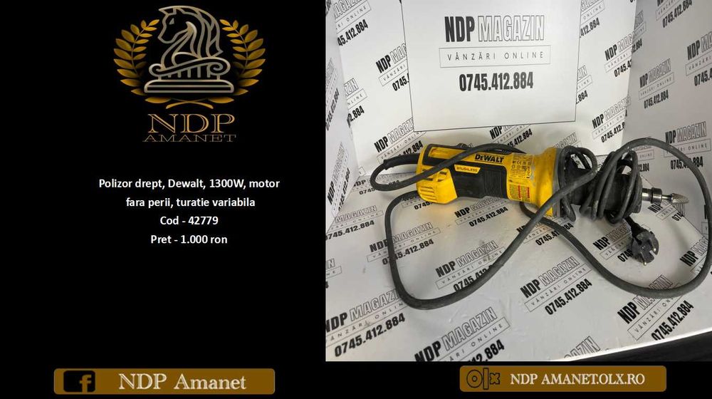 NDP Amanet NON-STOP Bld.Iuliu Maniu 69 Polizor drept, Dewalt,  (42779)