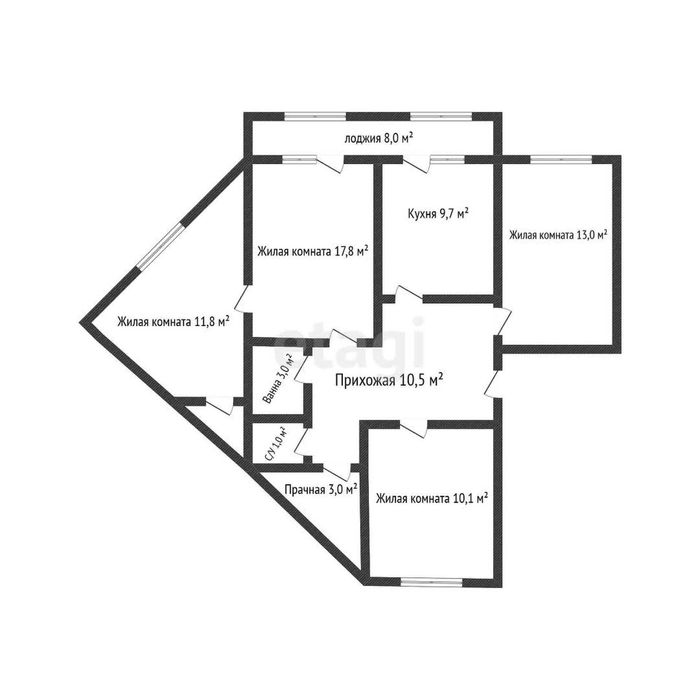 Продаётся 4-комнатная квартира на 4/5 этаже в мкр ВЕРХНИЙ ОТЫРАР