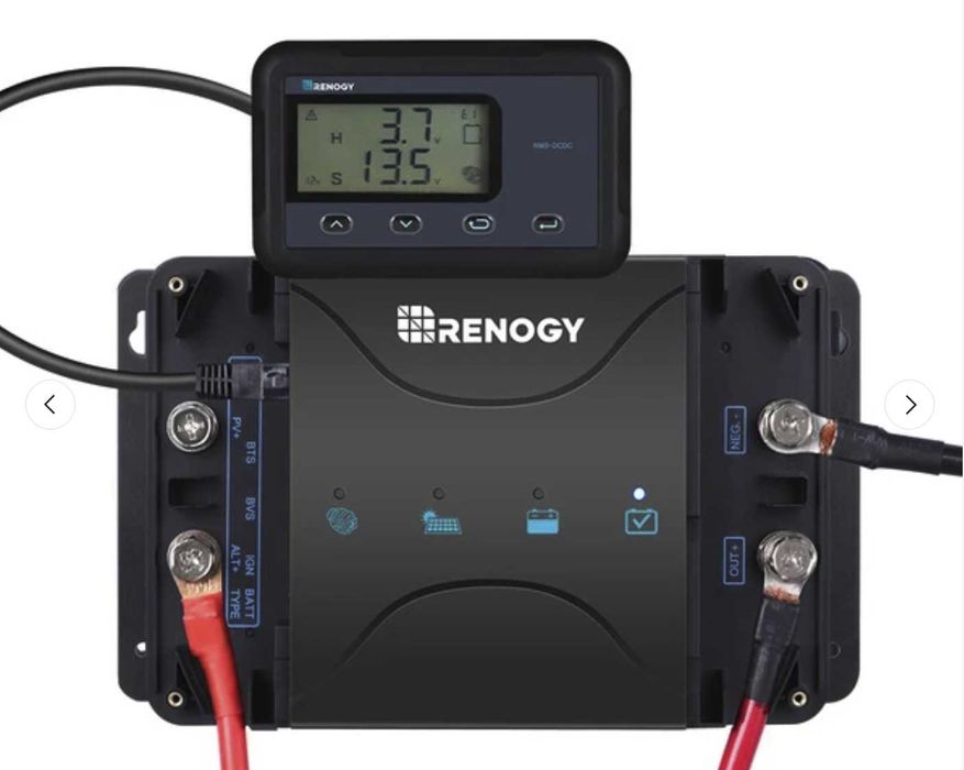 комбиниран контролер RENOGY 12V 50A DC-DC алтернатор charger +MPPT 50V