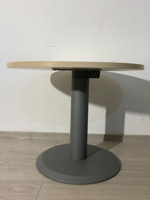 5 Buc. Masă Rotundă, Diametru Blat 90 cm; Masă de Lucru Birou