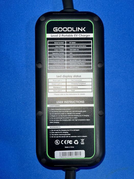 Зарядное устройство для электромобиля 7 квт byd bmw zeekr tesla