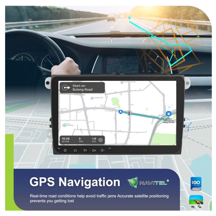 Navigatie Android VW volkswagen Skoda Seat 4GB RAM 64GB ROM Quad Core