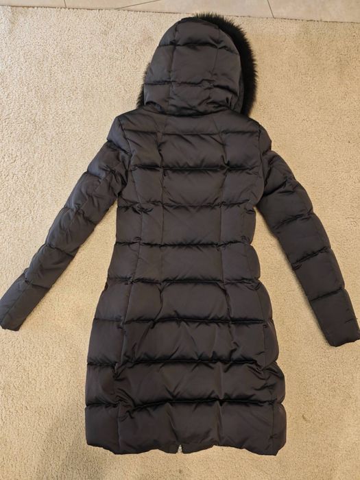 Пухено дълго яке Massimo Dutti