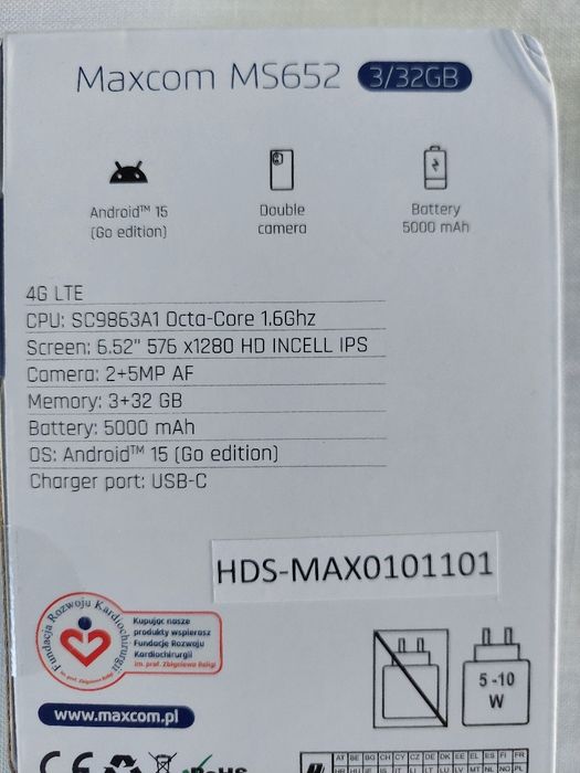 Telefon Maxcom MS652 nou