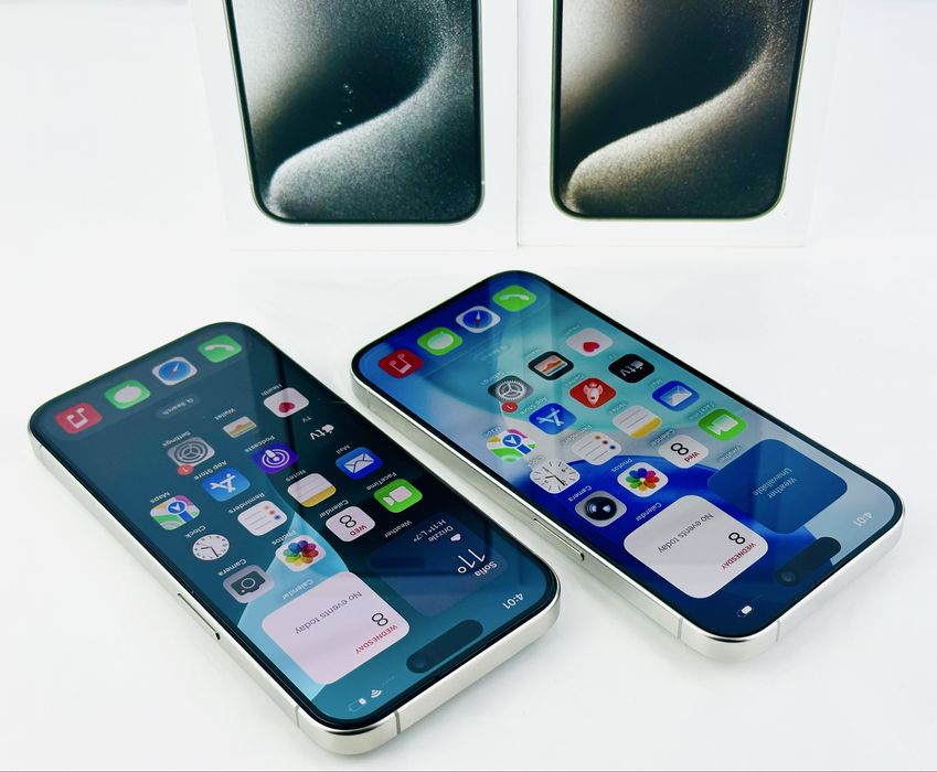 Apple iPhone 15 Pro 128GB White / Natural Перфектен! Гаранция!