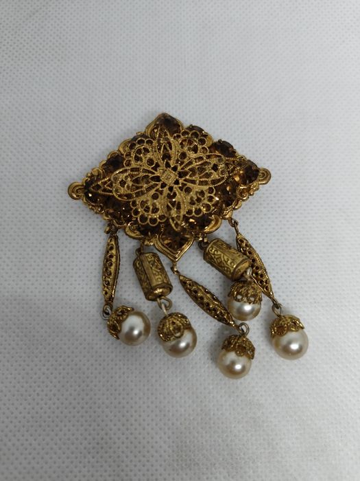 Брошь Чехия винтаж