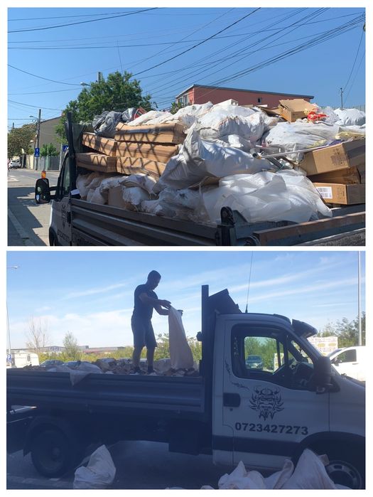 Transport moloz nisip piatra amestec pamant materiale de costructii