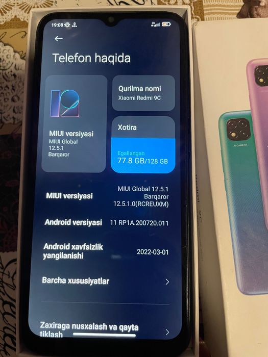 Xiaomi Redmi 9c 128/4 gb