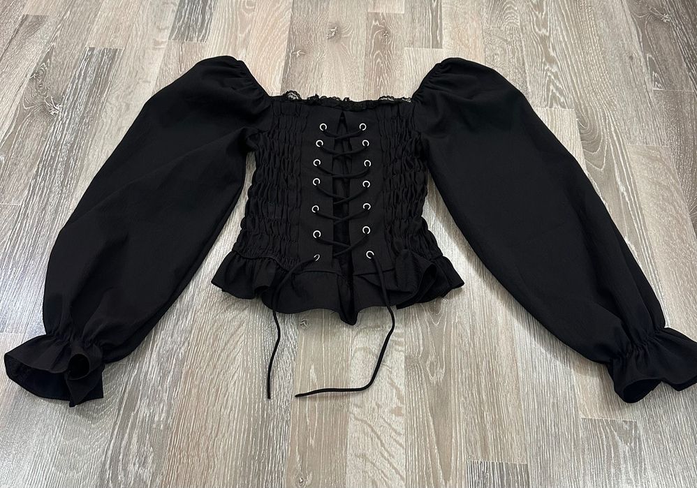Блузка-корсет на завязках